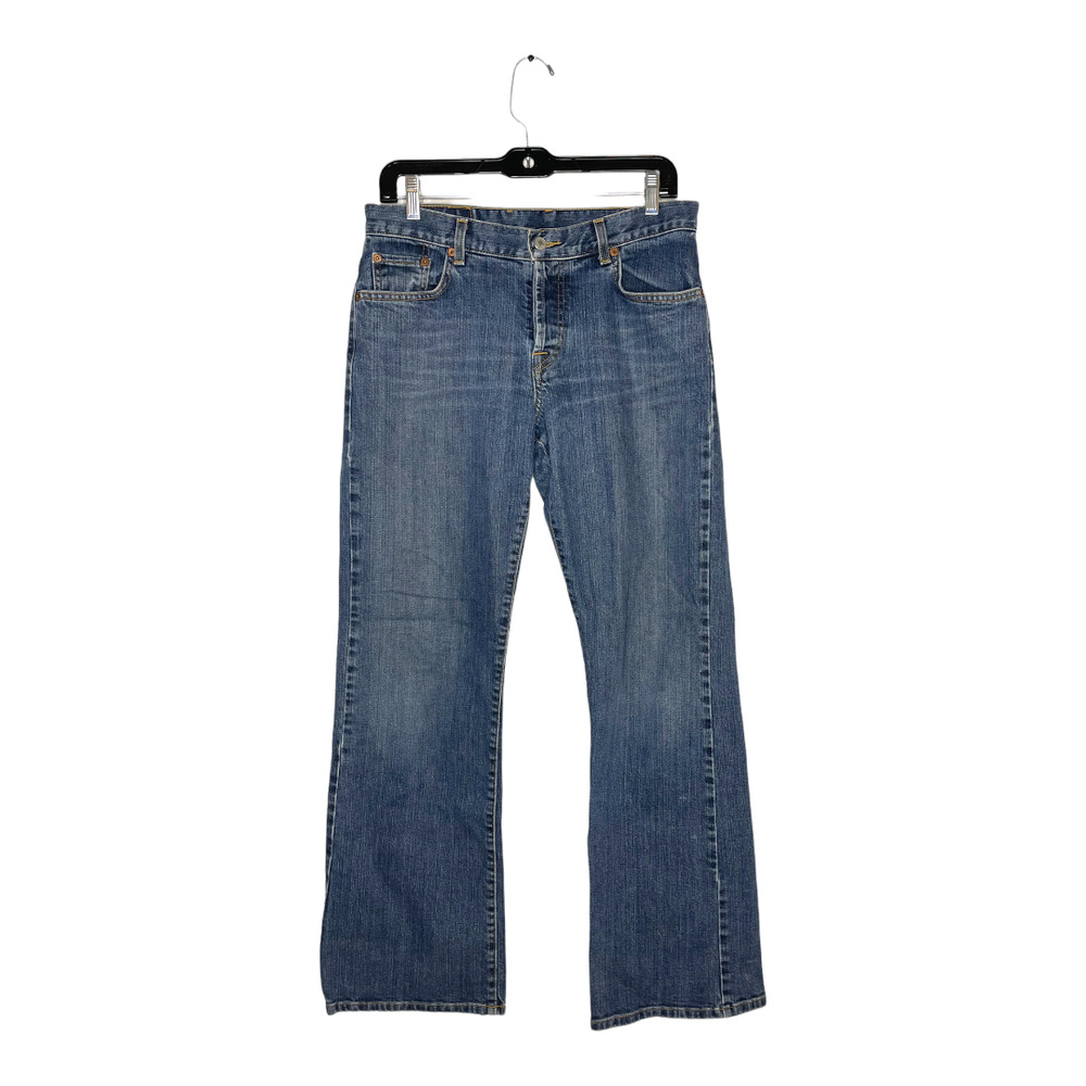 Lucky Brand Dungarees Mid Rise Button Fly Bootcut Denim Jeans Blue Size 10/30